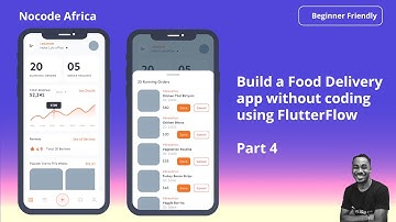 Build a Food Delivery app without coding using FlutterFlow  - Part 4