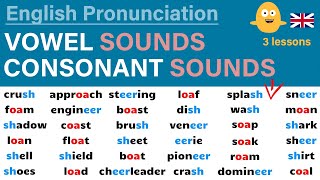 Learn English Pronunciation - VOWEL SOUNDS and CONSONANT SOUNDS