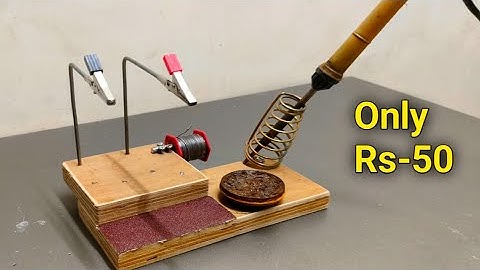 Build Your Own Soldering Station 🔥| Easy Soldering stand with Wire, Paste and Soldering Iron holder