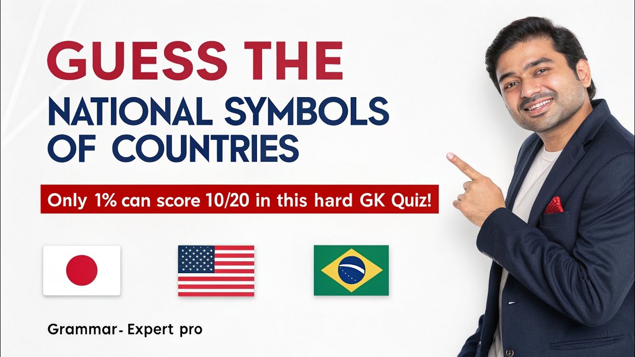 - ONLY 1% PEOPLE "CAN GUESS" THE NATIONAL SYMBOLS OF COUNTRIES  | HARD GK QUIZ 2025 