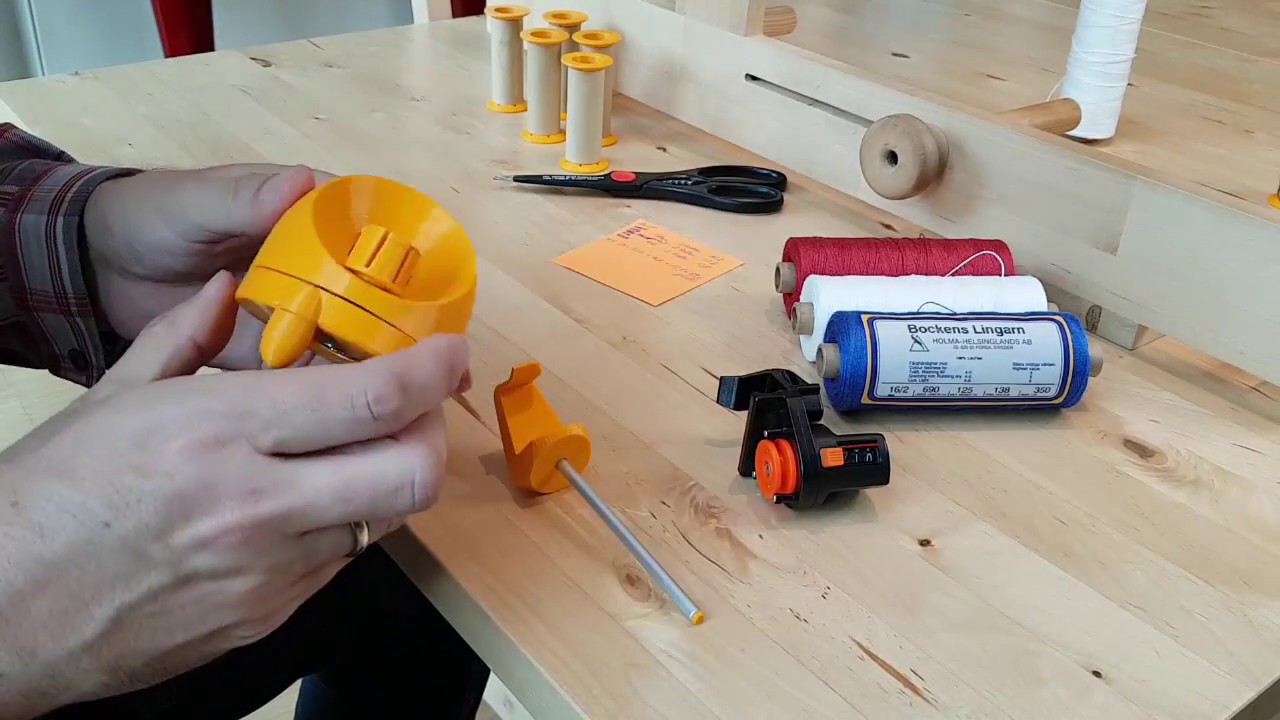 Haspel - Umspulen von 95 Meter Garn