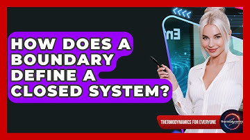 How Does A Boundary Define A Closed System? - Thermodynamics For Everyone