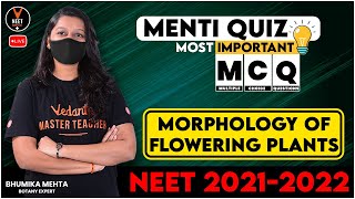 Morphology of Flowering Plants Class 11 | Most IMP MCQs 