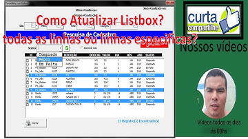Como Atualizar o Listbox
