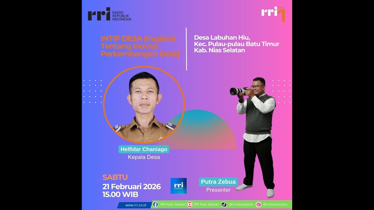 🔴 LIVE | INTIP DESA - Desa Labuhan Hiu, Kec. Pulau-pulau Batu Timur, Kab. Nias Selatan