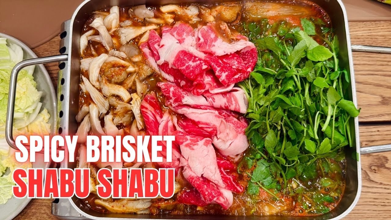 How to Make Healthy Spicy Korean Beef Brisket Shabu-Shabu at Home