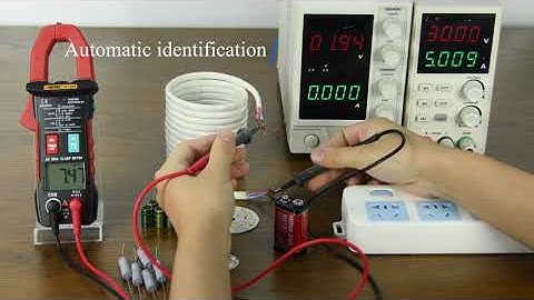 ANENG ST205 Digital Clamp Meter ACDC Intelligent Multimeter AUTO range meter with temperature tester