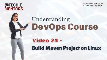 #techiementors - DevOps Course - Video 24|  Build Maven Project on Linux