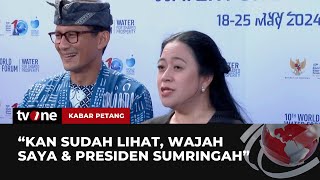 Ditanya Isi Obrolannya dengan Presiden Jokowi, Puan: Rahasia | Kabar Petang tvOne