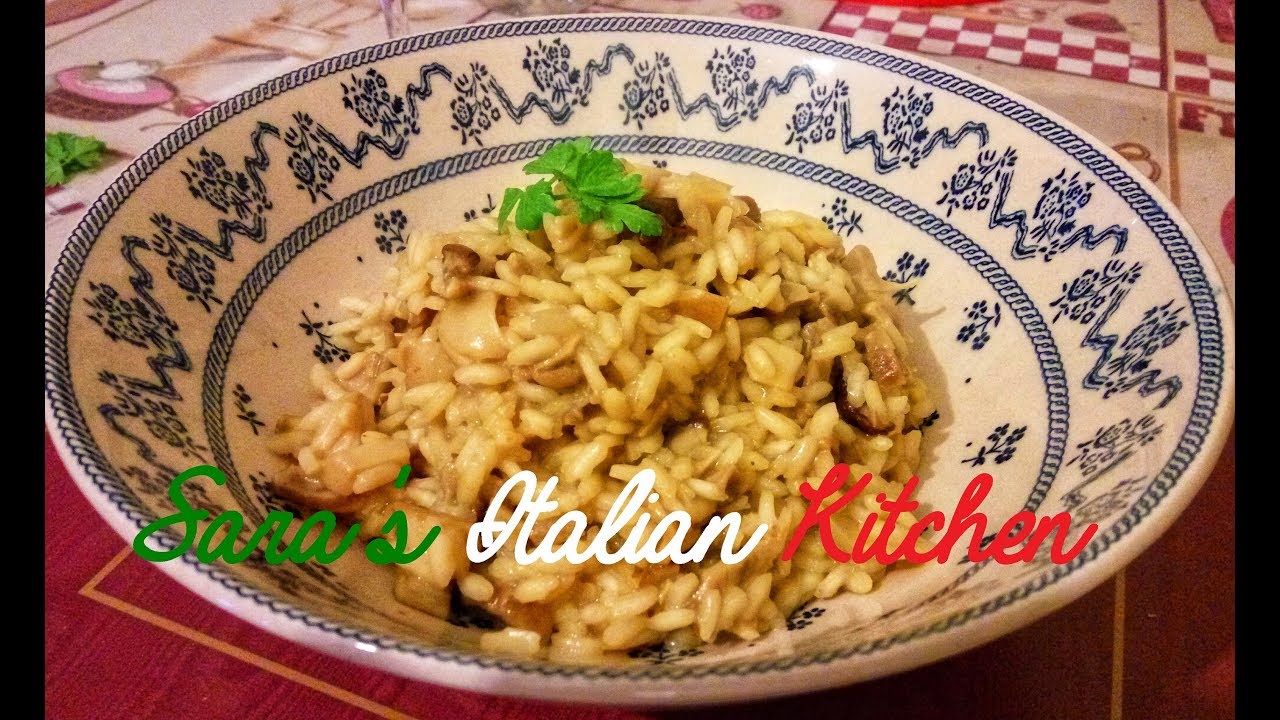 Italian Porcini mushroom risotto recipe YouTube