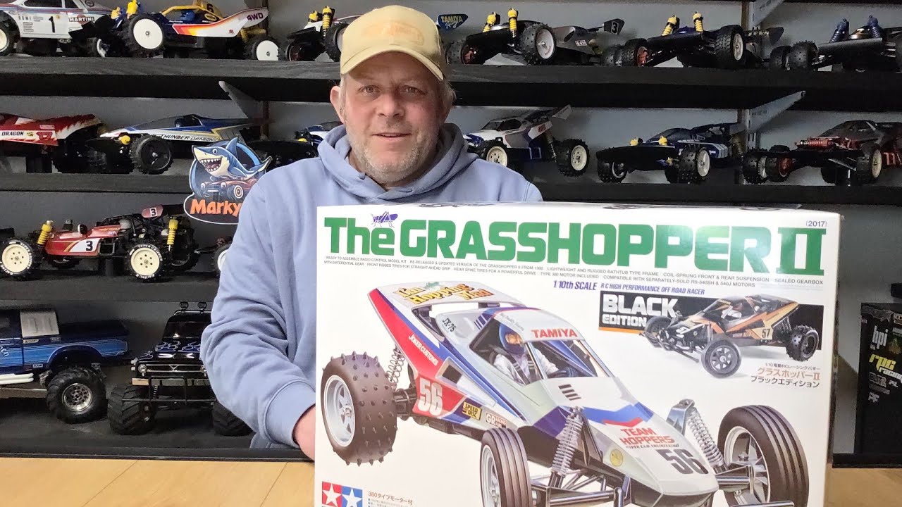 Tamiya Grasshopper 2 black edition full build - YouTube