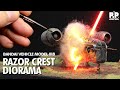 【マンダロリアン】レイザークレスト 大爆発！《ジオラマ》【スターウォーズ プラモデル】