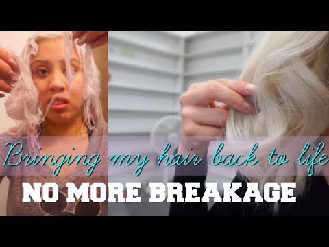 REVIVING MY HAIR AFTER BLEACH FAIL- APHOGEE TWO STEP PROTEIN TREATMENT