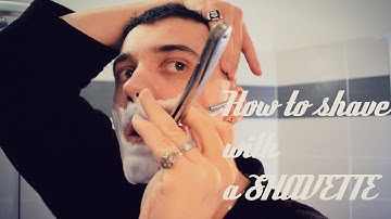 Shaving with a shavette (straight razor) Parker shavette