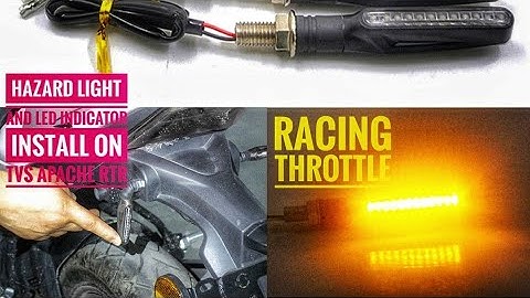 apache rtr modified indicator and hazard light mode...