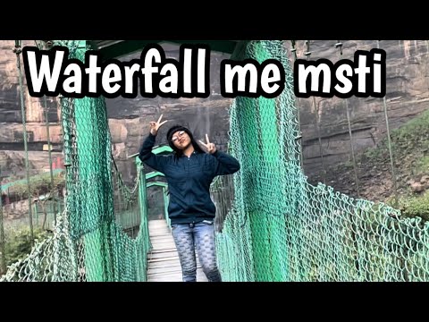 Maa tutla bhawani waterfall vlog 1 full msti🥰😍