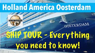 Oosterdam Holland America Line Ship Tour  All you need to know!