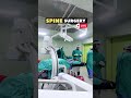 LIVE SPINE SURGERY PREP🔥😷🇮🇳 | Operation Theatre #shorts #viral #doctor #neetmotivation