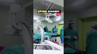 Live Spine Surgery Prep Operation Theatre 