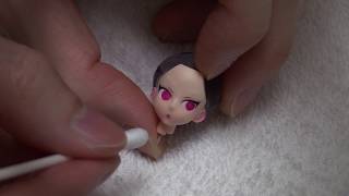【ガレージキット製作】アイペイントに挑戦！　ハク リンファ（チャイナドレス） 12 たまごガールズコレクション