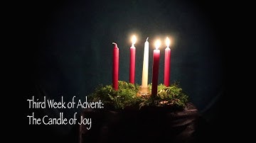 Advent week 3: Candle of Joy