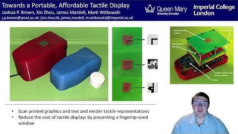 World Haptics 2021 - Towards a Portable Affordable Tactile Display