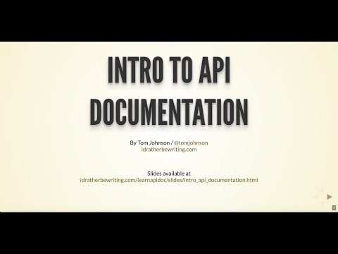 Intro to API
