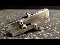 how to make crossbow trigger with safety lock mechanism