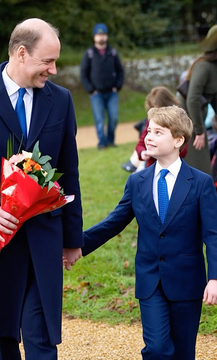 Prince Willam and his son prince George #queenelizabeth #britishroyalty #britishroyalfamily