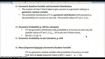 AP Stats 6.3 Binomial & Geometric Setttings