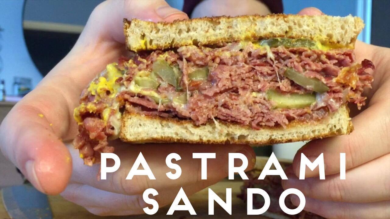 PASTRAMI SANDWICH MUKBANG