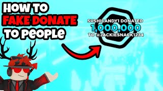 How to FAKE DONATE in Pls Donate🌀 screenshot 5