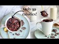 99 calorie chocolate mug cake  healthy mug cake  no sugar no eggs no bake