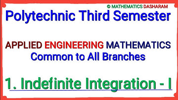 Indefinite Integration-I#Polytechnic 3rd Semester