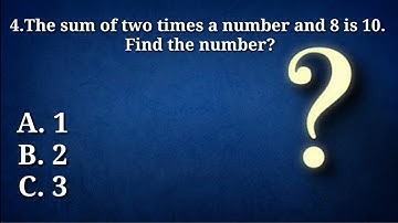 Class 7 | Maths Chapter 4 Simple Equations| MCQ Objective type questions | Very important for exam