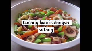Download Lagu Masakan kacang buncis bersama sotong simple MP3