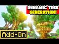 DYNAMIC TREE GENERATION ADDON Giant Trees, Treehouses &amp; More (Minecraft Bedrock)