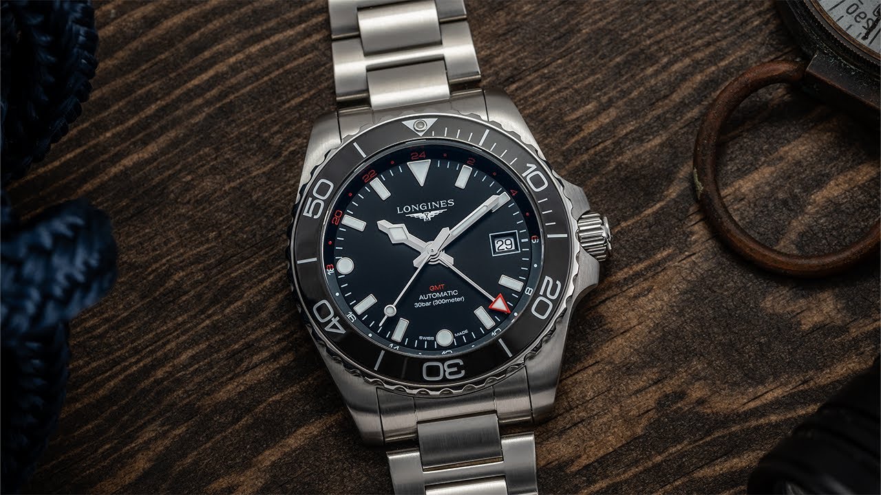 The Best Attainable Swiss True GMT Dive Watch Longines HydroConquest