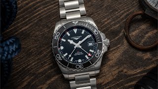 The Best Attainable Swiss True GMT Dive Watch - Longines HydroConquest GMT by Teddy Baldassarre Reviews 136,192 views 8 months ago 10 minutes, 57 seconds