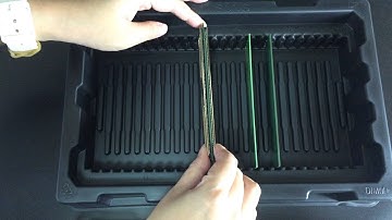 How to use samsung dimm auto 1250 ddr memory tray container (www.memorypack.com.tw)