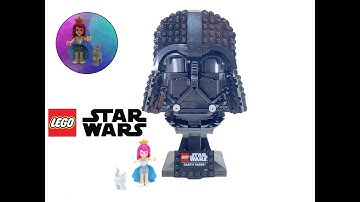 How to Build LEGO Darth Vader helmet speed build