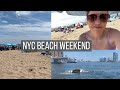 Nyc weekend in my life  beach day  sunday reset