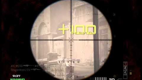 Call of Duty MW3 Game Clip: Lucky Sniping