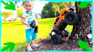 Remote control toy for kids. XMAXX from Traxxas