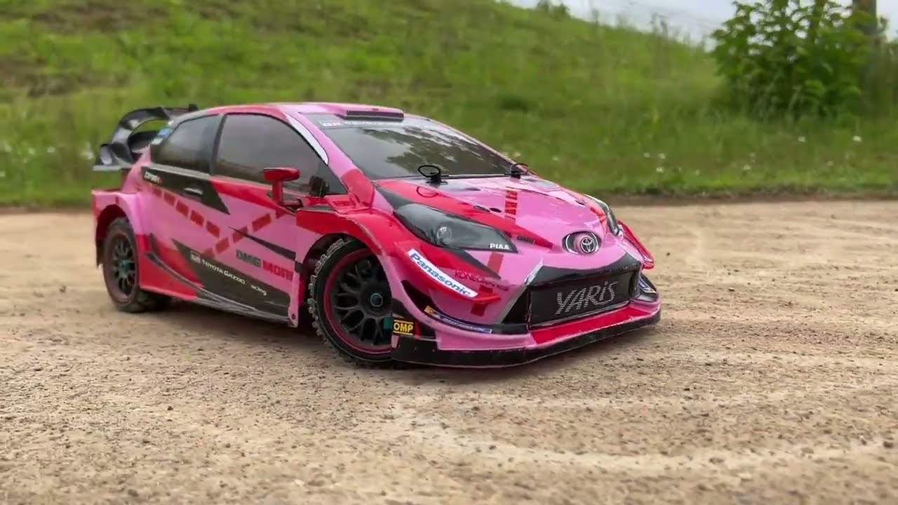 タミヤ TT-02 ヤリスWRC！ TAMIYA TT-02 YARIS WRC! - YouTube