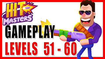 HITMASTERS - Gameplay | SHOTGUN MODE | levels 51 - 60 (Android, IOS) 🔫