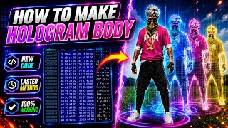 how to make free fire 3d hologram data file 