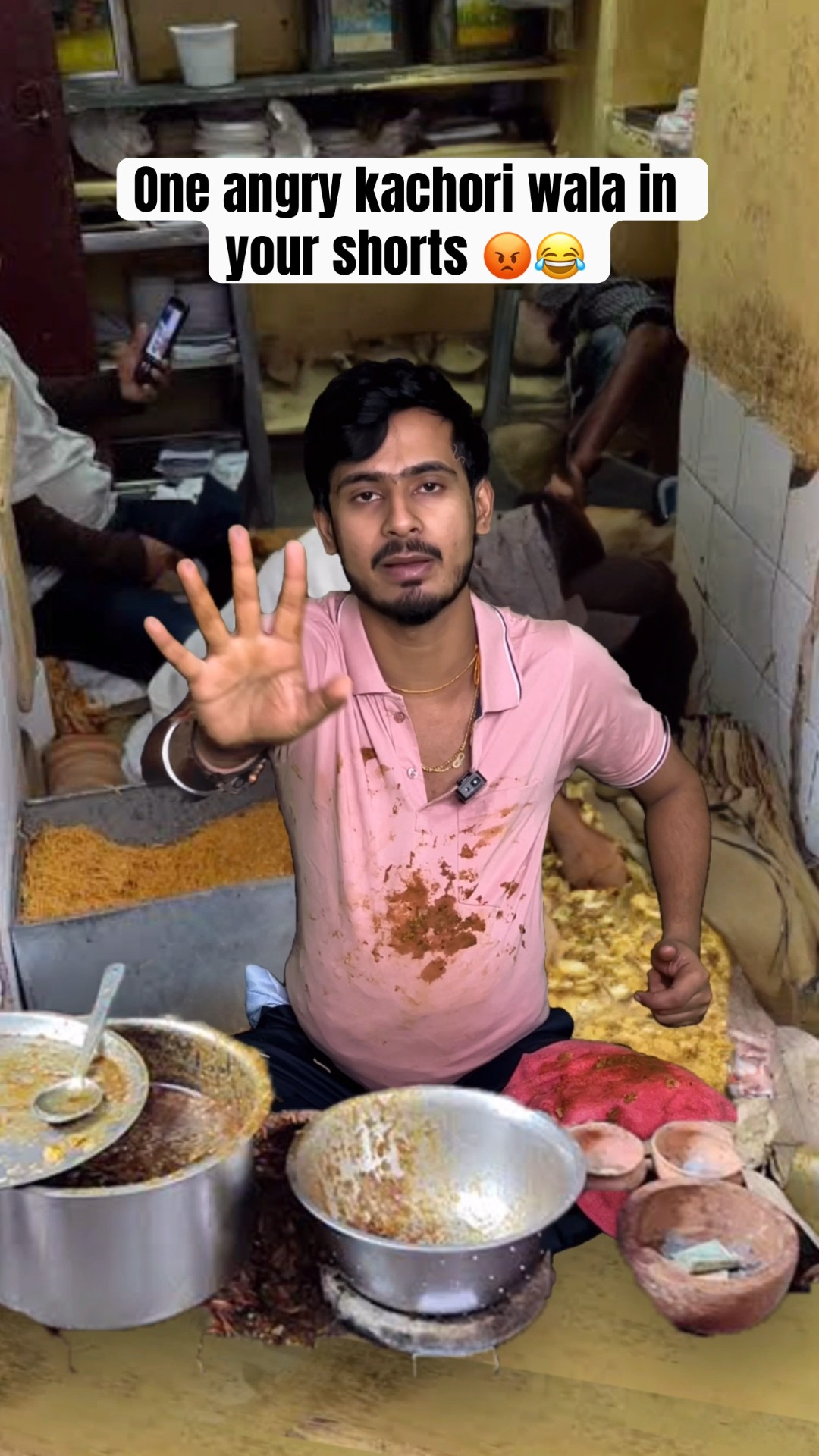 Angry kachori wala???❌❌#kachori #angrykachoriwala #kolkatafamousstreetfood #foodvlogger #comedy