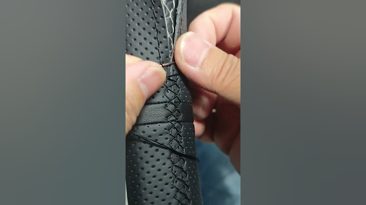 Install your steering wheel cover to give it a new look!