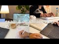 Exam & deadlines study vlog | a week of lots of studying (cramming), what I eat in busy days